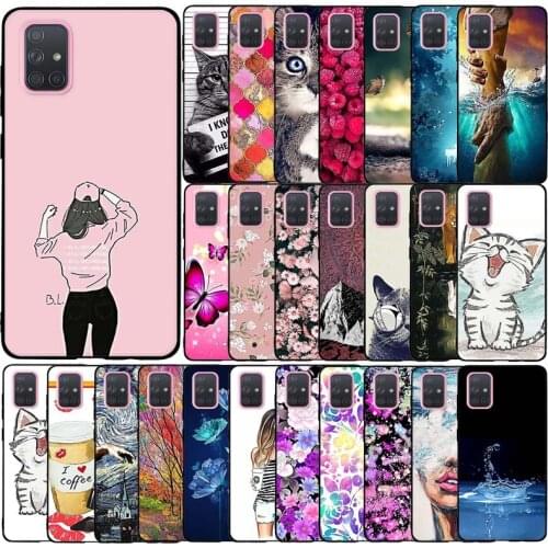 Case For Samsung Galaxy A71 Case Cover Silicone Fundas Soft TPU Back Case For Samsung Galaxy A71 Phone Shell Cover Coque Capas