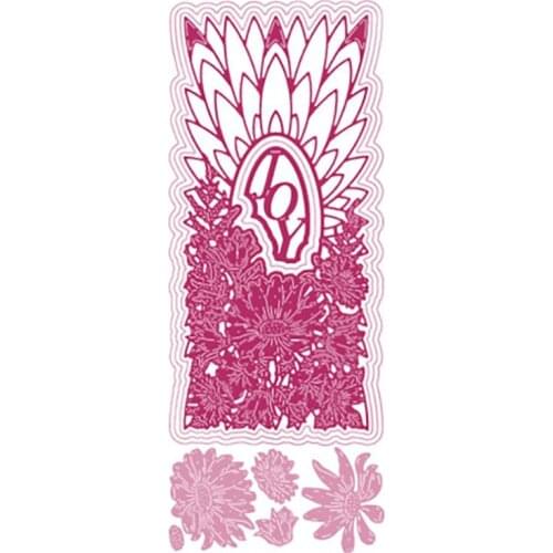 Blooming Flower Spring Friendly Mothers Day Cutting Die Scrapbook Embossed Paper Card Album Craft Template New for 2021 Arrive