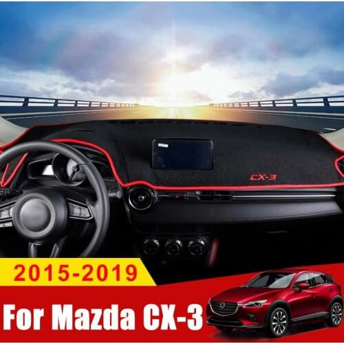 For Mazda CX-3 CX3 2015 2016 2017 2018 2019 Car Dashboard Cover Dash Mat Sun Shade Pad Instrument Panel Carpets Trim Accessories