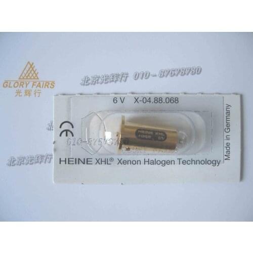 HEINE XHL #068 6V,X-004.88.068 lamp,xenon halogen technology,ophthalmoscope SL350 headlight,X-04.88.068 bulb
