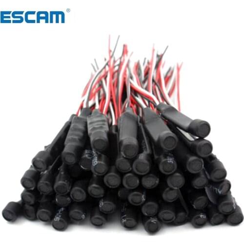 ESCAM Mini Mic Sound Monitor Audio Pickup Device High Sensitive 56db Tiny Microphone for CCTV Security Camera CCTV Microphone