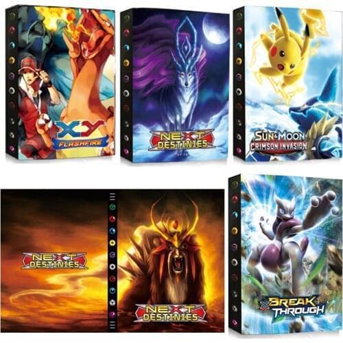 New 432Pcs Pokemon Album Book Cartoon Folder Game Card VMAX GX 9 Pocket Holder Collection Loaded List Kid Christmas Toy Gift