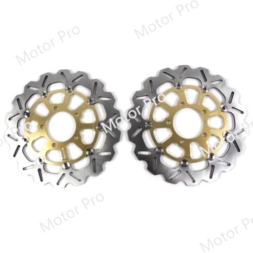 2PCS CNC Floating Disk Front Brake Disc Rotor For Kawasaki Z800 / ABS 2013 2014 2015 2016 / ZX6R NINJA / ZX10R / GTR1400