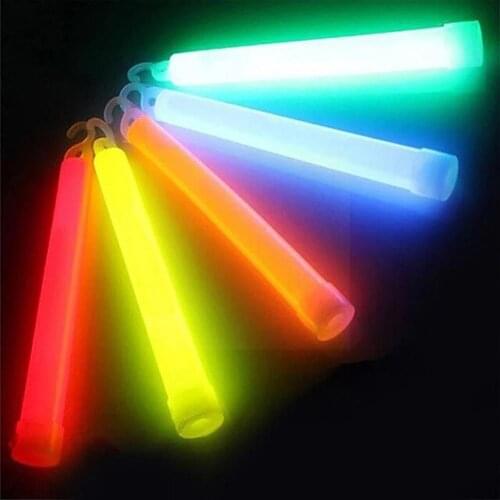 6inch Multicolor Glow Stick Chemical Light Stick Camping Supplies Chemical Clubs Decoration Fluorescent Emergency Party V5O5