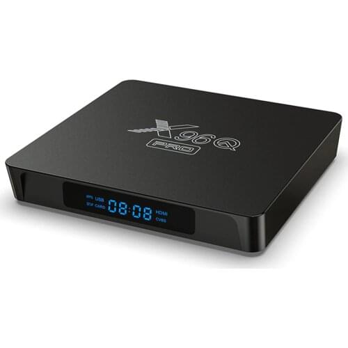 X96Q PRO 4K Android 10.0 Set Top Box H313 Quad Core Smart TV Media Player 4GB / 8GB / 16GB / 32GB / 64GB Smart TV Media Player