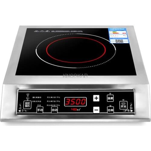 High power electromagnetic oven 3500W commercial induction cooker stir household electromagnetic stove canteen