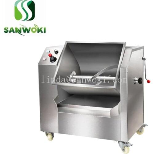 15kg capacity Commercial meat mixer dough maker machine fish meat mixing machine Meat slice sizing machine meat stirring machine