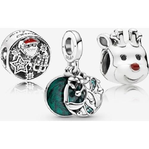 2020 New Unique Red Nosed Deer, Little Toes, Christmas Charms, Exquisite Jewelry, Gifts For Loved Ones