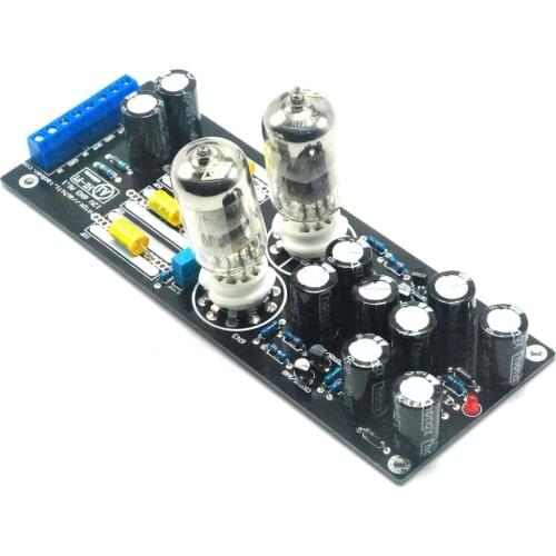6N3*2 (5670/6H3) Stereo Tube Preamplifier Assembled Board Tube Buffer AC12V 1A