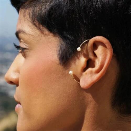 925 Ear Clip Earrings Ear Cuff Handmade Cuff Earrings Jewelry Charm Gold Filled Brincos Oorbellen For Women