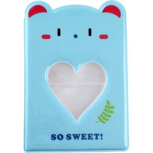 Cartoon Animal Hollow Heart Shape 3" Photo Album 64 Photos Memory Books Vertical