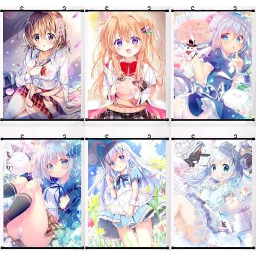 Diamond Painting Anime Cross Stitch Kits Gochuumon Wa Usagi Desu Ka Diamond Embroidery Full Round Drill Mosaic Home Decoration