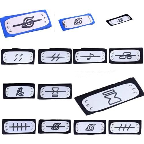 Anime Naruto Figuur Cosplay Hoofdband Uzumaki Uchiha Uchiha Sasuke Neji Hinata Kakashi Actie Figurs Voorhoofd Speelgoed Naruto M