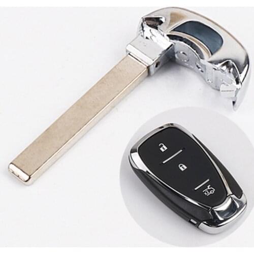DAKATU Smart Key Fob Remote Keyless Entry Emergency Insert Uncut Blade Blank For Chevrolet Camaro Volt Malibu XL Equinox HU100