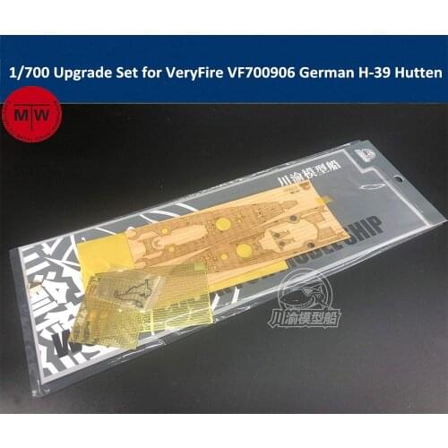 1/700 Scale Wooden Deck PE Masking Sheet for VeryFire VF700906 German Battleship H-Class H-39 Hutten Model TMW00054