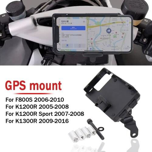 New Phone Navigation Bracket F 800 S Motorcycle Phone Holder USB Charging Mount Stand FOR BMW F800S K 1200 R K1200R Sport K1300R