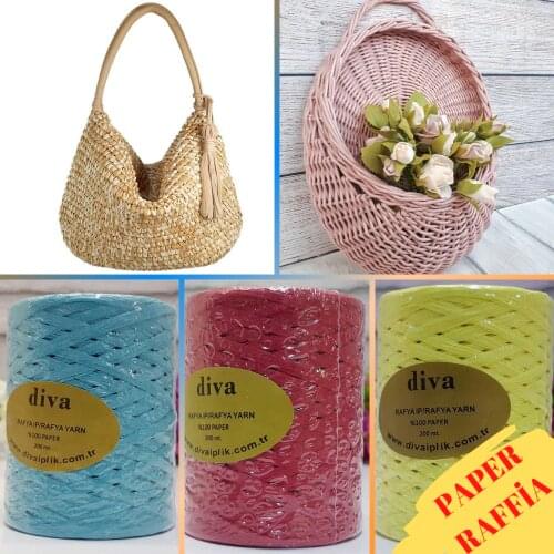 Diva Paper Raffia Imported Sewing Thread