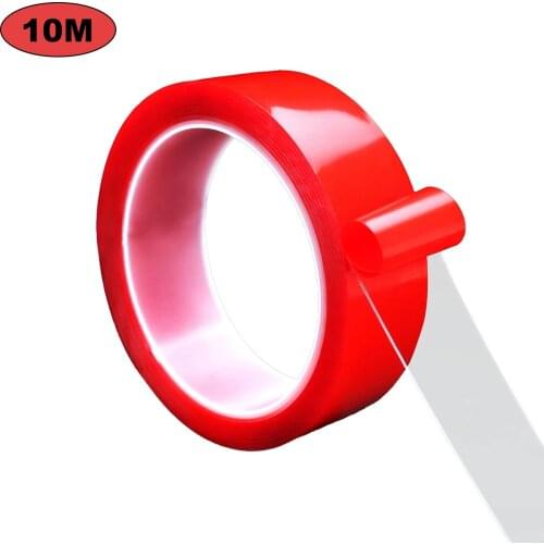 Length 10M Double-sided Strong Clear Transparent Acrylic Foam Adhesive Tapedouble Sided Adhesive Tape 2mm