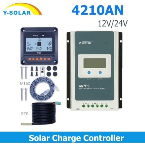 EPEVER MPPT 40A Solar Charge Controller TracerAN Series 12V 520W 24V 1040W Auto Solar Panel Charge With LCD Display