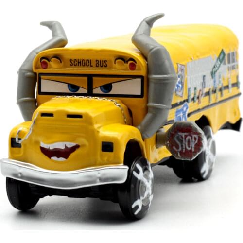 Disney Pixar Cars 3 Racing Center Miss Fritter Metal Diecast Toy Car 1:55 Loose Brand New In Stock Toy Car Gift For Kids