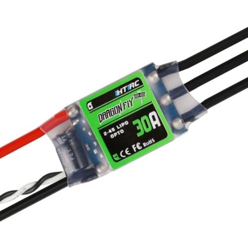 Htirc Dragonfly 30A RC Brushless ESC 2-4S / 2-6S Lipo Electric Speed Controller for FPV Quadcopter Mutilcopter Drone