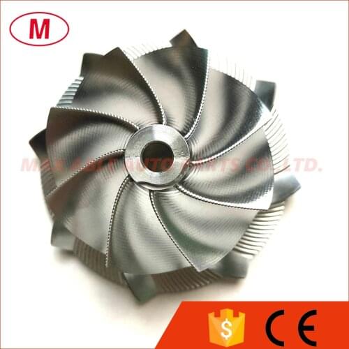 GTX2867R GEN ll 49.63/67.40mm 8+0 blades High Performance Turbo Billet compressor wheel/Aluminum 2618/Point Milling wheel