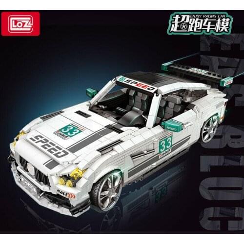 LOZ 1128 mini Block Kids Building Blocks Boys Toys Adult Bricks Car Puzzle no box