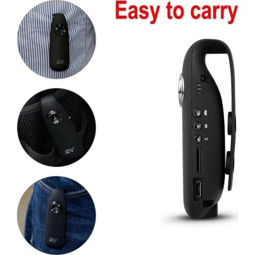 1080P HD Mini Camera Voice Video Recorder Dash Camera Police Body Motorcycle Bike Loop Recording Cam Motion Detection Camcorders