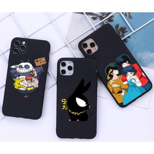 Cartoon Ranma 1 2 Phone Case for iphone 12 11 Pro Mini XS MAX 8 7 6 6S Plus X 5S SE 2020 XR cover