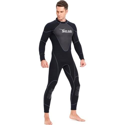 Men 1.5MM Neoprene Scuba Diving Suit Surf Spearfishing One-Piece and Close Body Swimwear Snorkeling Prevent Jellyfish Wet suit