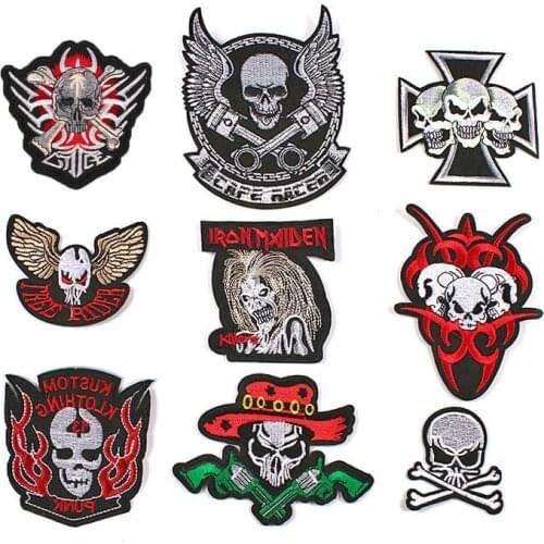 Clothes Patch Patch Repair Factory Direct Skull Wings Cowboy
