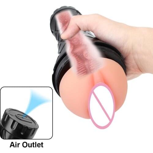 Penis Pump Glans Sucking Sexy Trophy Vagina Real Pussy Male Masturbation Cup Erotic Sex Toys For Men Adult Products