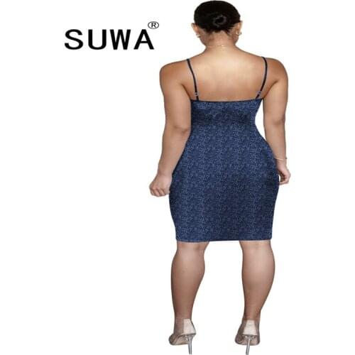 2021 New Arrival Summer New Fashion Sexy Girl Female Women Bodycon Mini Cami Dress Black Bifurcation Dresses