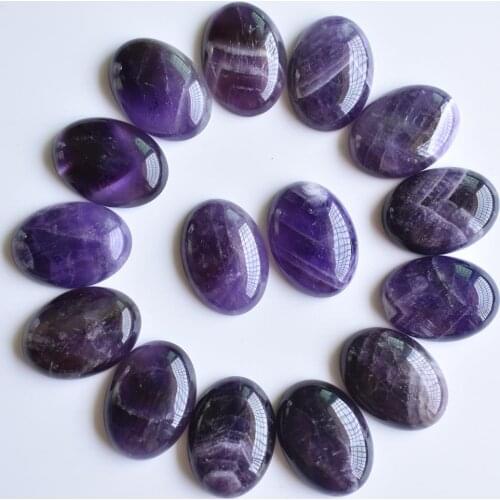 Wholesale 12pcs/lot fashion high quality Natural Amethysts stone Oval CAB CABOCHON stone teardrop beads 25x18mm free shipping