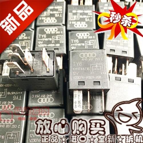 Original new 100% V23074-A1001-X91 12V 4H0 951 253 C Type No.646 auto relay