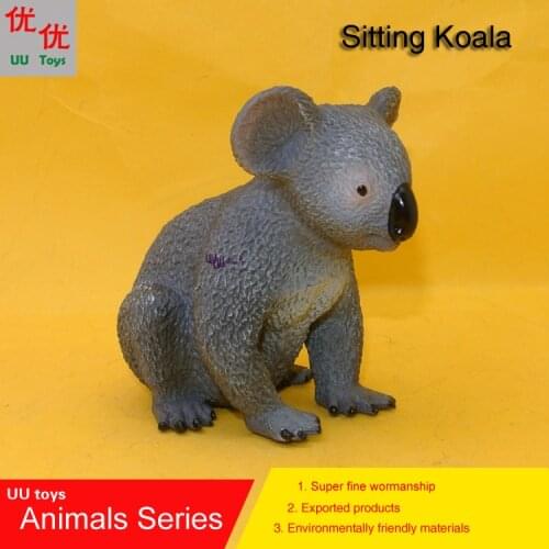 Hot toys: Sitting Koala Bear simulation model Animals kids toys children educational props