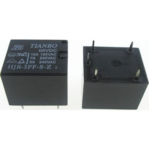 HOT NEW relay HJR-3FF-S-Z-5VDC HJR-3FF-S-Z-05VDC HJR-3FF-S-Z 05VDC HJR3FFSZ HJR-3FF 05VDC 5VDC TIANBO DIP5