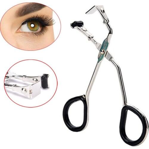 Eyelash Curler Tweezers Curling Eyelash Clip Cosmetic Eye Beauty Tool High Precision Quality Tweezer 1PC Profession Sliver Color
