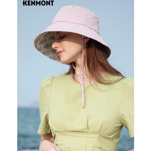 KENMONT Fisherman Hat Summer Thin Folding Sun Hat Japanese Short-brimmed Sun Hat Womens UV-proof Basin Hat