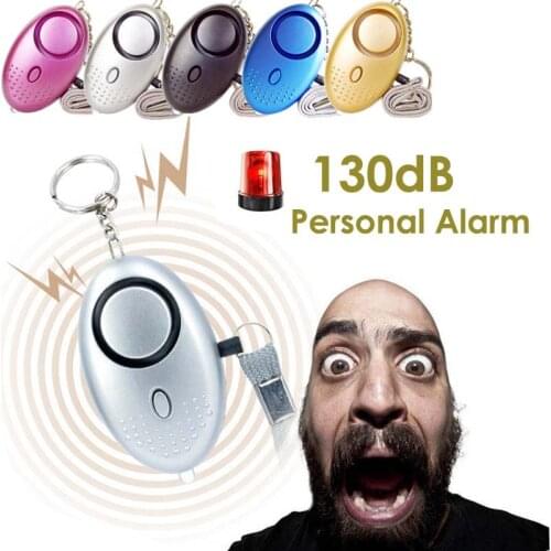 Self Defense Alarm Loud 120dB Cute Egg Shape Girl Women Security Protect Alert Defensa Personal Outdoor Emergency Survival Kit