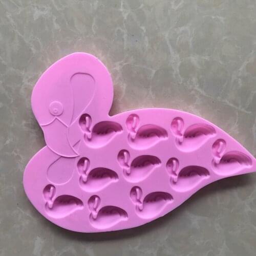 10-Piece Silicone Bird Chocolate Mold Xg200