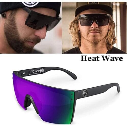 2021 Fashion Men Luxury Heat Wave Square Pilot Sunglasses For Women Vintage Sport Driving Brand Design Sun Glasses Oculos De Sol