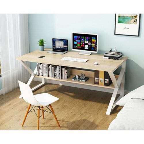 100cmMDF Wooden Computer Desk Office Desk Modern Writing Table Universal Laptop Home Office Furniture PC Workstation Study Table