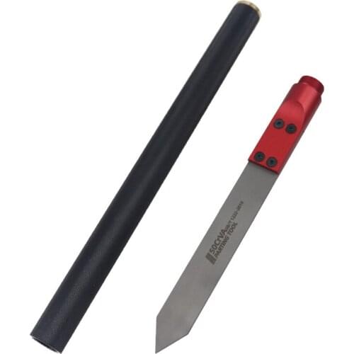 Wood Rotary Turning Tool Cutter Wood Parting Tool Lathe Chisel 65Mn Steel Blade Hand-held Lathe Cutter Woodworking Tools