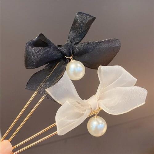1PCS Korean Bowknot Hair Clips For Womens Elegant Alloy Girls Ornament Hair Accessories Hair Grips Hairpin HeadWear Headdress
