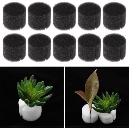 10PCS Durable Soilless Hydroponic Vegetables Nursery Pots Nursery Sponge Flower Seed Cultivation Seed Trays Home Garden Supplies