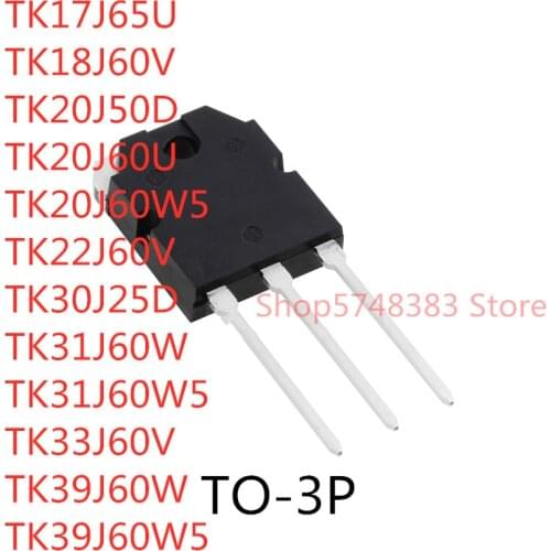 10PCS TK17J65U TK18J60V TK20J50D TK20J60U TK20J60W5 TK22J60V TK30J25D TK31J60W TK31J60W5 TK33J60V TK39J60W TK39J60W5 TO-3P