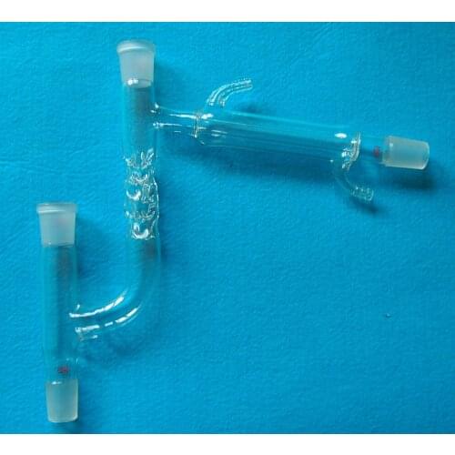 24/29,Glass Claisen Fractional Distillation Head with 70mm vigreux & 120mm Liebig Condenser