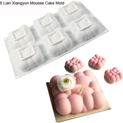 6- Lian Xiangyun Mousse Cake Mold French dessert chocolate mold DIY Mousse Cake Mold Baking Tool