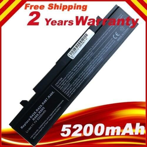 4400mAh Laptop Battery for Samsung AA-PB9NC6B AA-PB9NC5B AA-PB9NS6W aa pb9nc6 NP355V5C Q320 RC710 RV420 R428 RV520 RV540